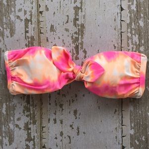 Victoria Secret bandeau bikini top tie dye medium